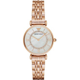 Armani Rose Gold Stainless Steel Watch -   -  Armani.